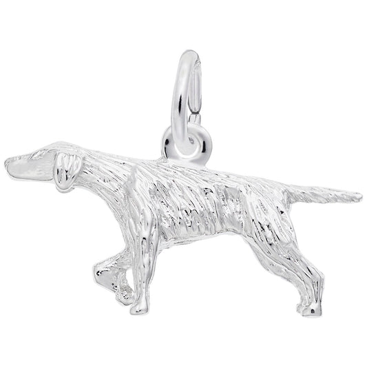 Pointer Dog Charm