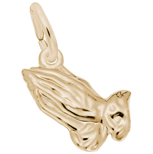 Petite Praying Hands Charm for Spring - Rembrandt Charms 0216