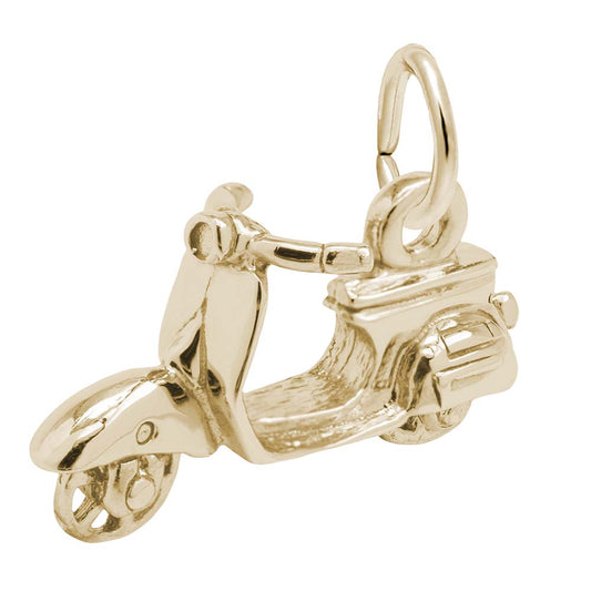 New Scooter Charm for Bracelets - Fun Transportation Jewelry 0239