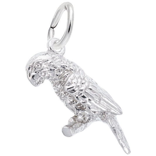 Charming Parakeet Pendant - Unique Bird Jewelry for Pet Lovers 0244