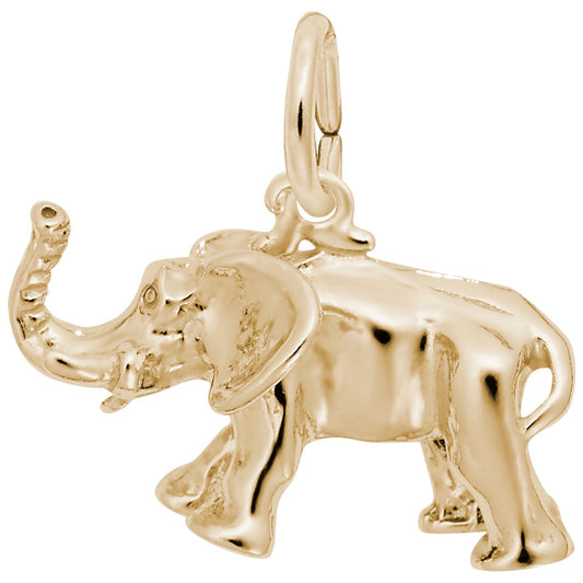 Authentic African Elephant Charm for Animal Lovers & Collectors 0247