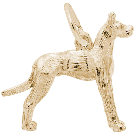 Great Dane Dog Charm - Elegant Pet Jewelry for Dog Lovers 0272