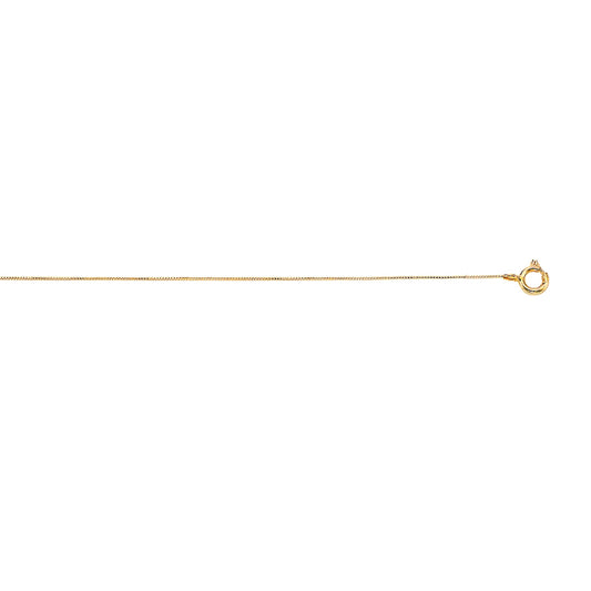 Royal Chain 10K Gold .45mm Classic Box Chain 028BOX