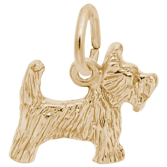 Adorable Small Scottie Dog Charm for Pet Lovers and Collectors 0306