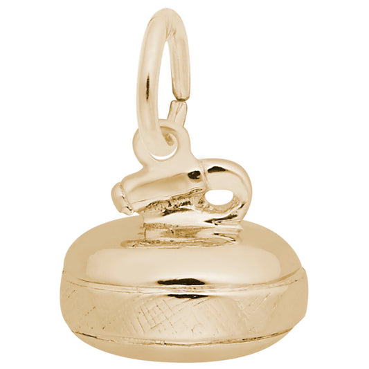 Canada Curling Stone Charm - Celebrate Your Patriotism in Style 0379