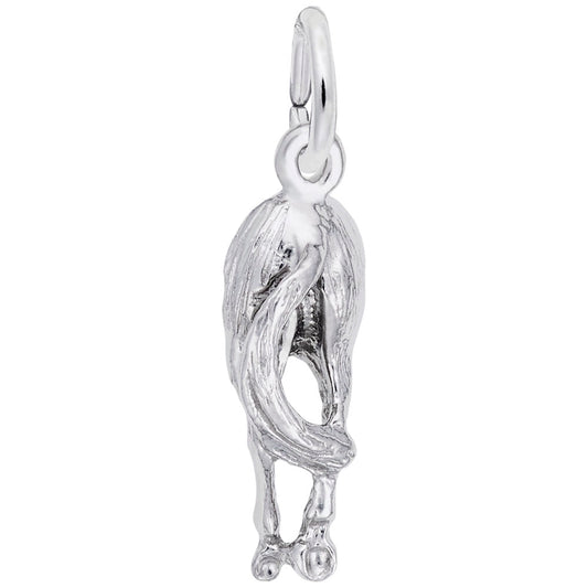 Elegant Horses Behind Charm for Pet Lovers - Rembrandt Charms 0384