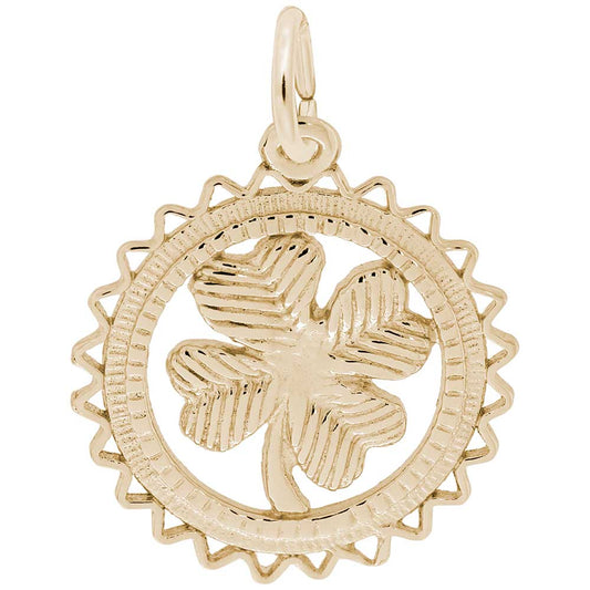 New Clover Charm for Good Luck in Gaming - Rembrandt Charms 0394