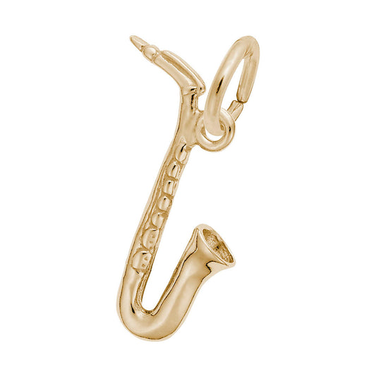 Elegant Saxophone Accent Charm for Music Lovers and Collectors 0459