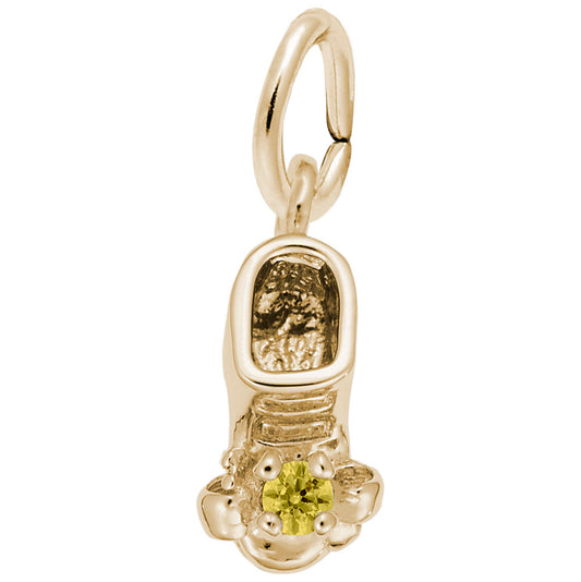 November Baby Bootie Charm - Perfect Gift for Newborns & Moms 0473-011