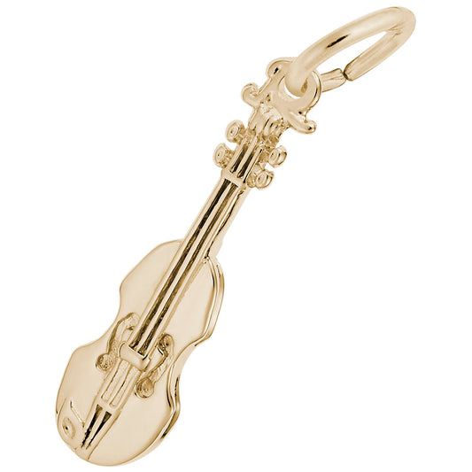 Elegant Violin Accent Charm for Music Lovers - Rembrandt Charms 0501