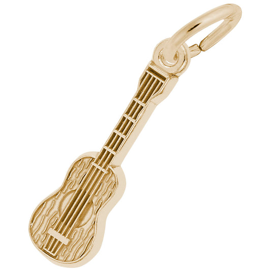 Small Acoustic Guitar Charm - Perfect for Music Lovers & Collectors 0502