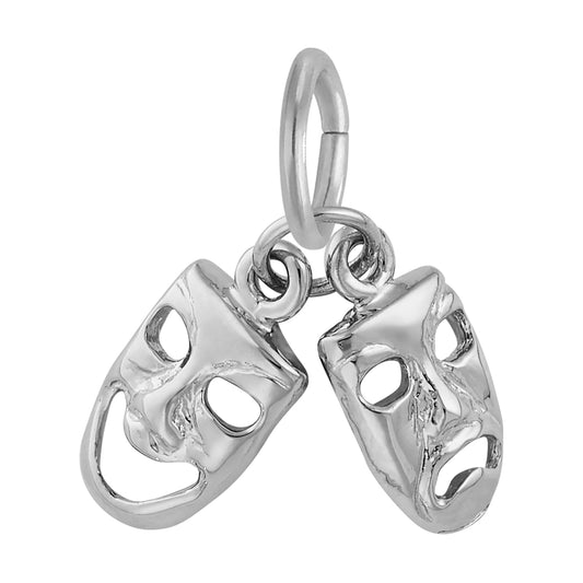 Comedy & Tragedy Masks Accent Charm
