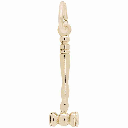 New Gavel Charm for Lawyers - Perfect Legal Profession Accessory 0558