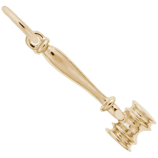 Law Gavel Charm for Legal Professionals - Rembrandt Charms 0559