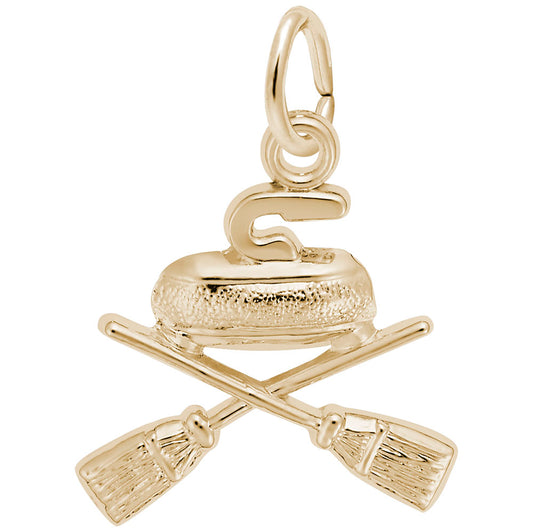 Canada Curling Charm - Celebrate Your Love for Curling Sports 0628