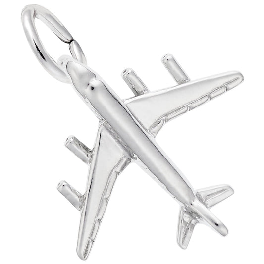 DC-8-77 Airplane Charm for Travel Enthusiasts - Rembrandt Charms 0632