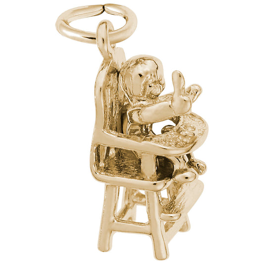Adorable Highchair Charm for Baby - Family & Friendship Keepsake 0645