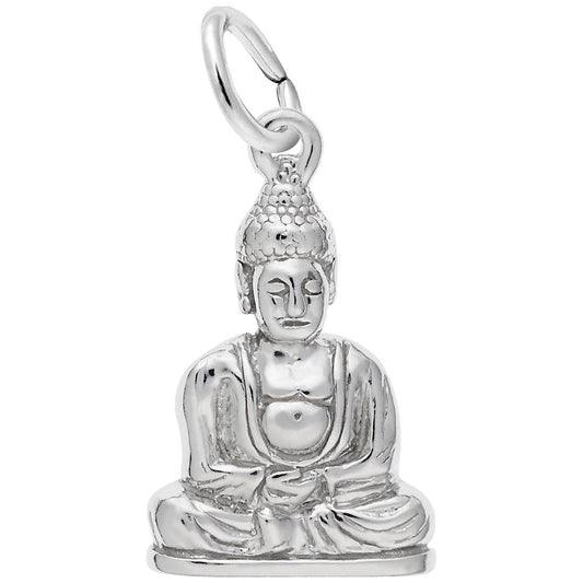 Serene Meditation Buddha Charm for Travel & Spiritual Journeys 0650