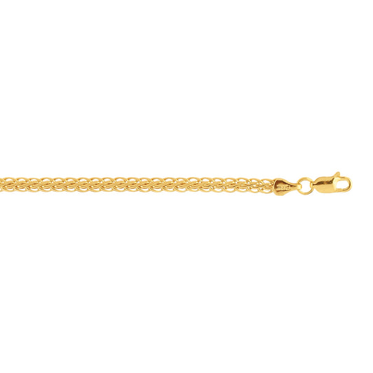 Royal Chain 10K Gold Woven Bracelet 068FW
