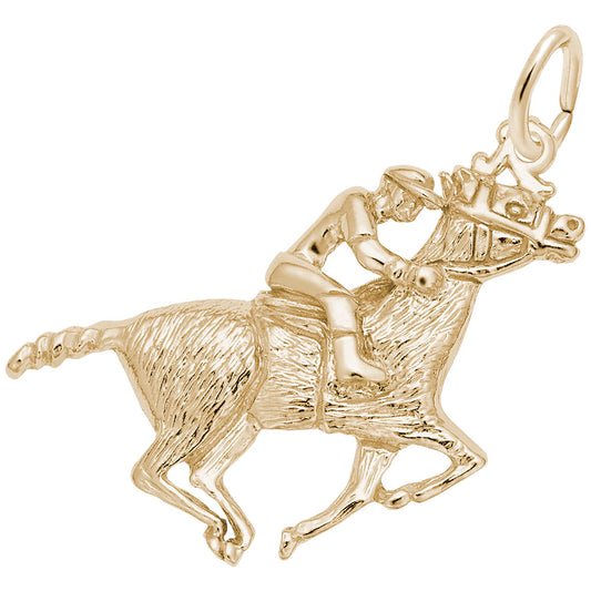 Good Luck Horse Jockey Charm for Gamers - Unique Gambling Gift 0713