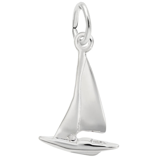 Sailboat Accent Charm for Nautical Jewelry - Rembrandt Charms 0715