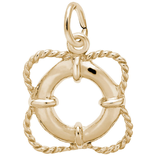 Life Preserver Charm - Nautical Jewelry for Sea Lovers 0794
