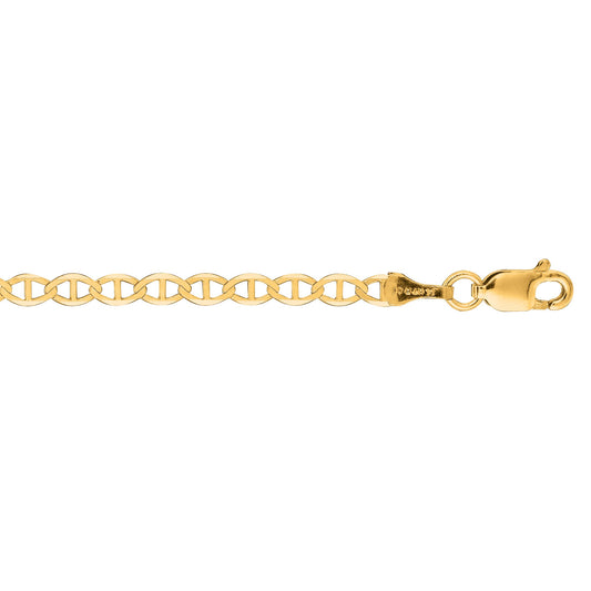 Royal Chain 10K Gold 3.2mm Mariner Chain 080M