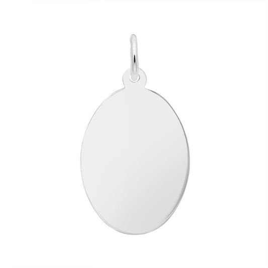Large Oval Disc Charm