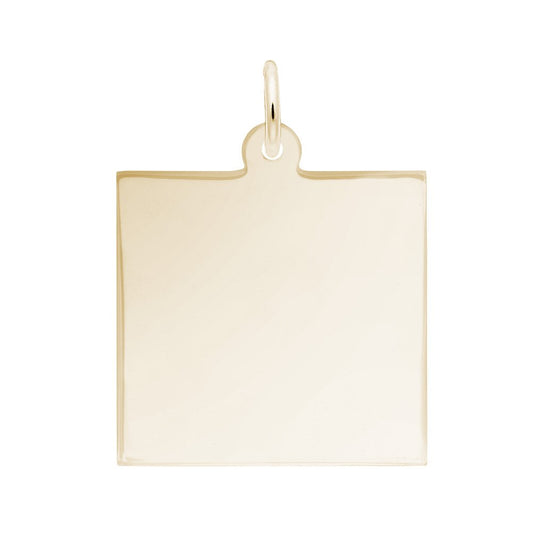 Square Disc Charm