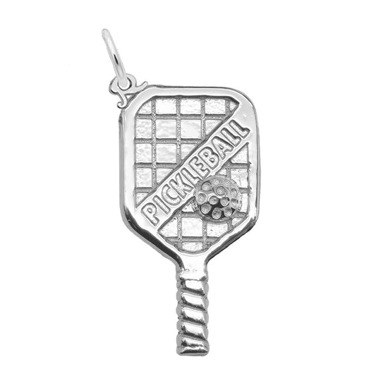 Large Lettered Pickleball Paddle Charm for Sports Lovers 1034