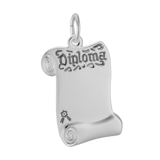 Opened Diploma Charm