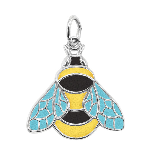 Painted Bumble Bee Charm