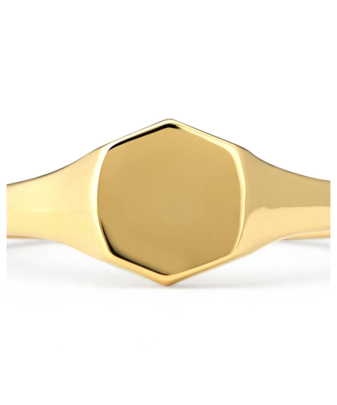 Davis Signet Ring in Sterling Silver & 18k Gold Vermeil