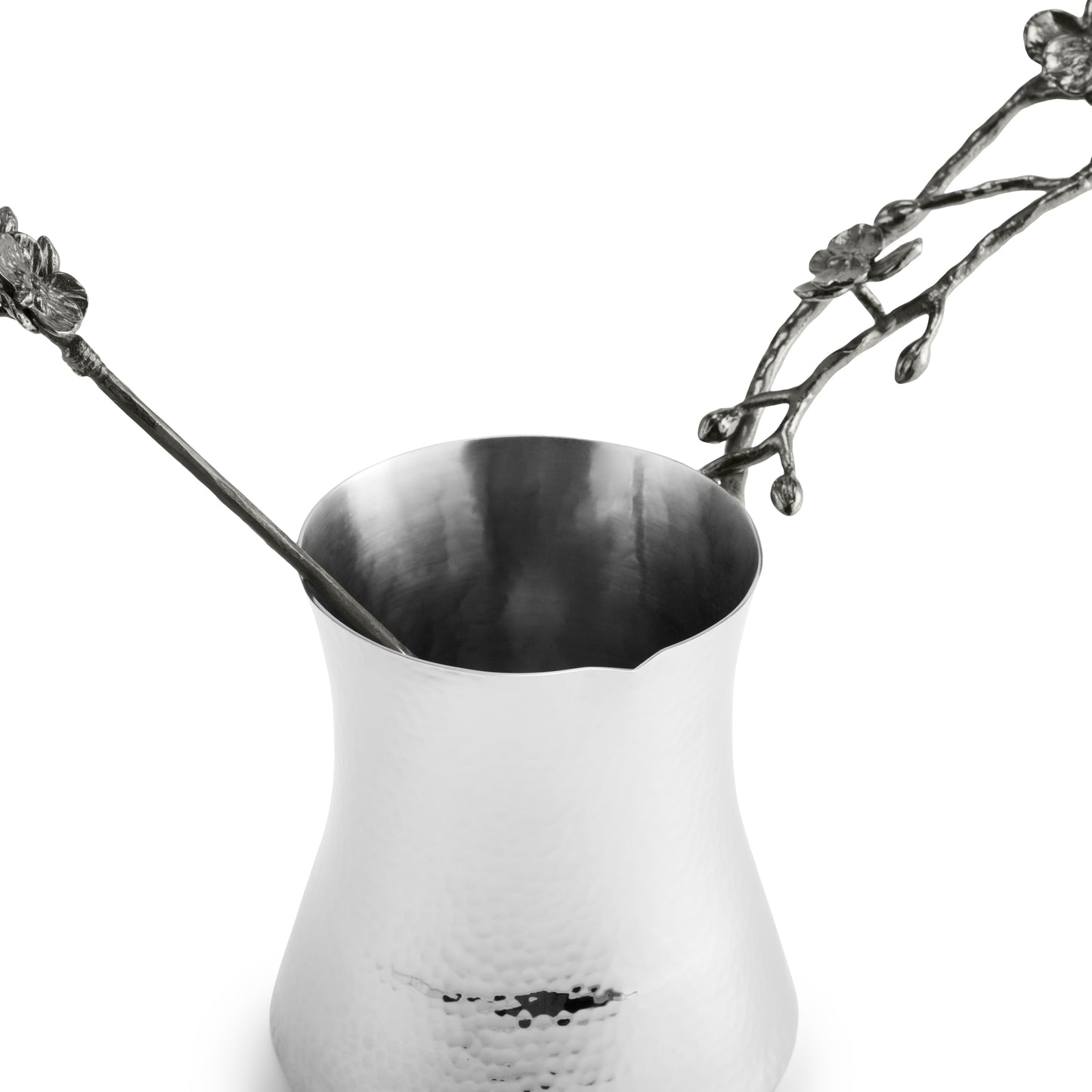 BLACK ORCHID LG COFFEE POT/SPN