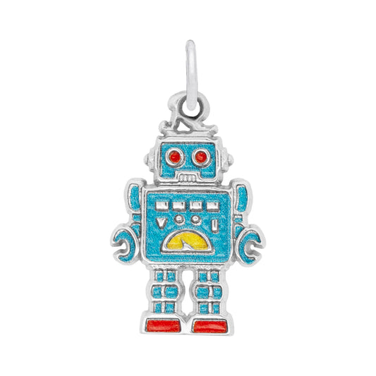 Painted Robot Charm