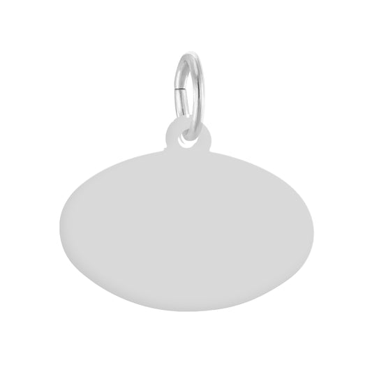 Horizontal Oval Charm