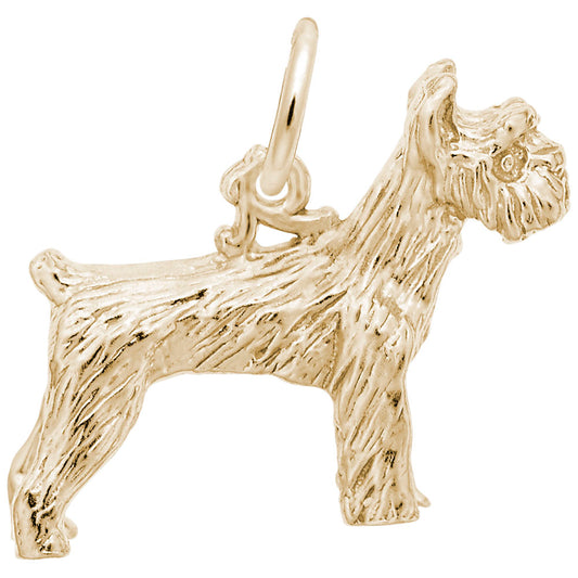 Schnauzer Dog Charm - Adorable Pet Jewelry for Dog Lovers 1305