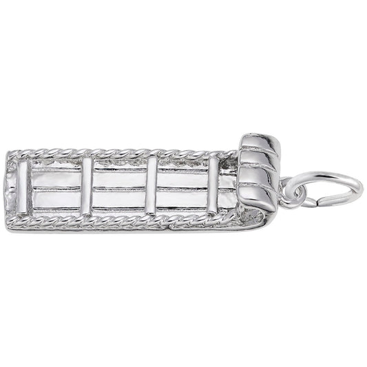 Winter Toboggan Charm for Bracelets - Festive Snow Fun Accessory 1314