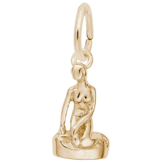 Danish Mermaid Charm - Enchanting Sea Creature Jewelry Accessory 1432