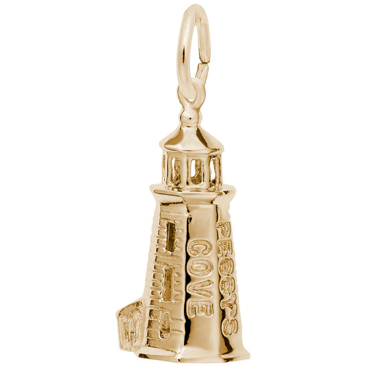 Peggy's Cove Lighthouse Charm - Nautical Jewelry for Ocean Lovers 1514