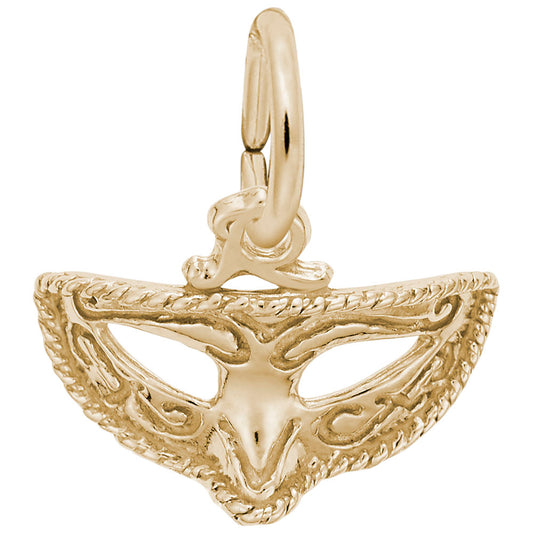 Mardi Gras Mask Charm - Celebrate Arts & Music with Style 1541