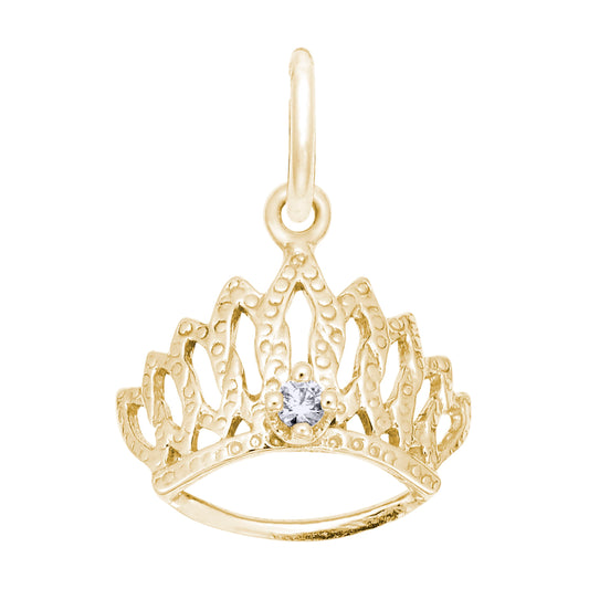 Elegant April Birthstone Tiara - Stunning Crystal Headpiece 1548-004