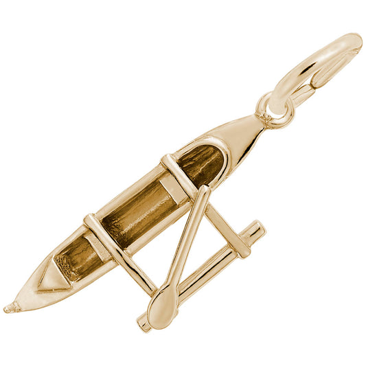 Outrigger Canoe Charm - Nautical Jewelry for Adventure Lovers 1554