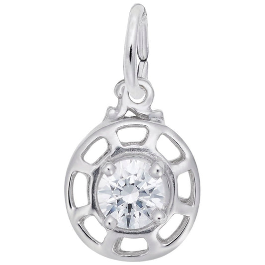 Insightful April Baby Charm - Celebrate Family & Friendship 1580-004