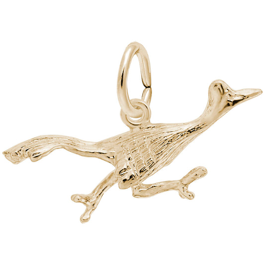 Charming Road Runner Bird Pendant - Unique Animal Jewelry Gift 1585
