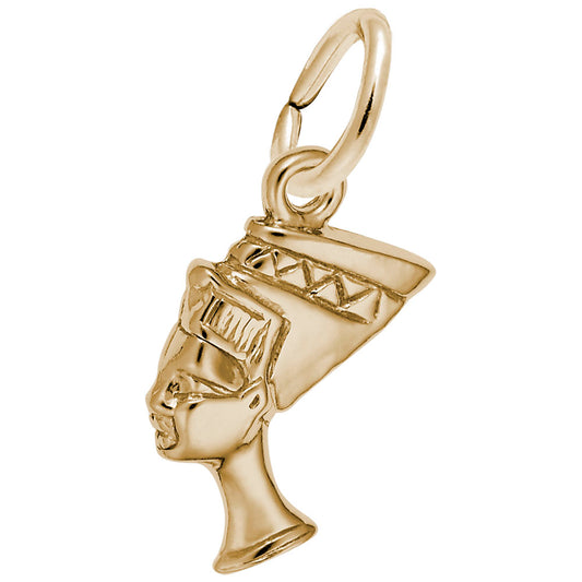 Queen Nefertiti Charm - Egyptian Travel Jewelry for Collectors 1589