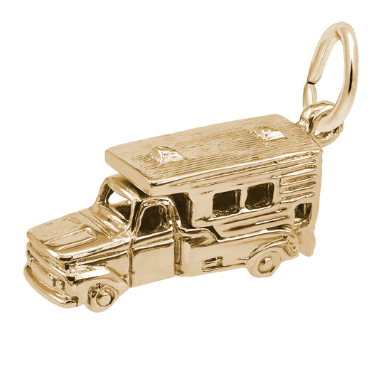 New Pickup Camper Charm for Travel Enthusiasts - Rembrandt Charms 1679