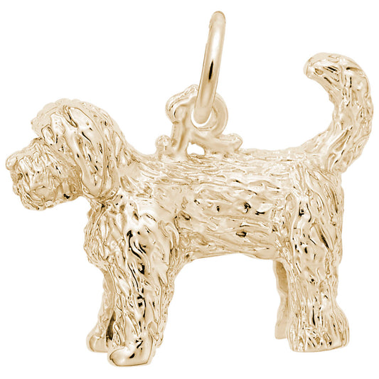 Labradoodle Dog Charm - Adorable Pet Jewelry for Dog Lovers 1694