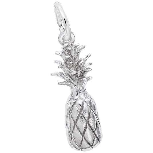 Hawaii Pineapple Charm - Tropical Travel Jewelry Accessory 1726