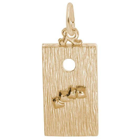 Corn Hole Game Charm